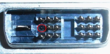 DVI hot plug ピンの位置