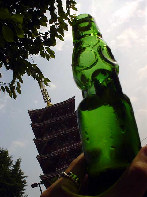 良い天気でラムネがウマー